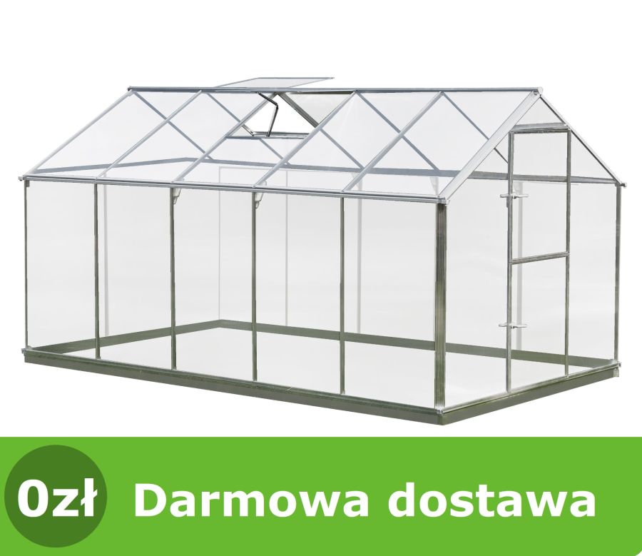 Szklarnia Gutta Alu Typ F5 - 2,3 m  x 3,73 m 