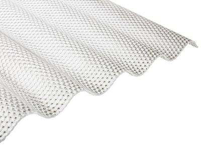 Płyta Guttacryl 3 mm Wabe 2500 x 1045 mm przezroczysta