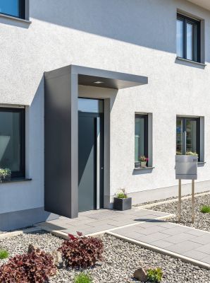 Gutta BS Plus 160 x 90 x 14,5 cm z panelem bocznym z lewej strony - Antracyt