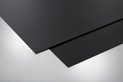 Płyta dekoracyjna - Czarna skóra 1000 x 650 mm (samoprzylepna)