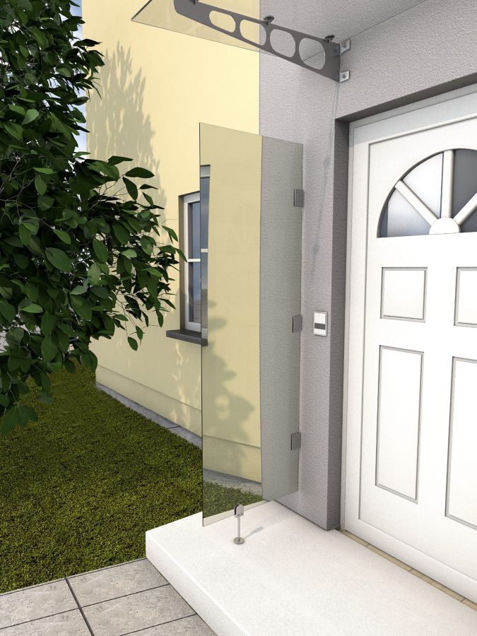 Ścianka boczna HD szkło ESG - Przezroczyste