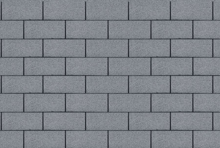 Gont bitumiczny prostokąt GUTTATEC (3 m²/op) - szary