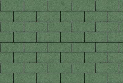 Gont bitumiczny prostokąt GUTTATEC (3 m²/op) - zielony