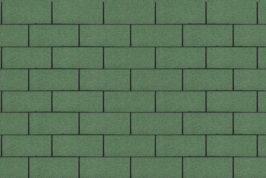 Gont bitumiczny prostokąt GUTTATEC (3 m²/op) - zielony