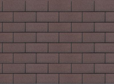 Gont bitumiczny prostokąt GUTTATEC (3 m²/op) - brązowy