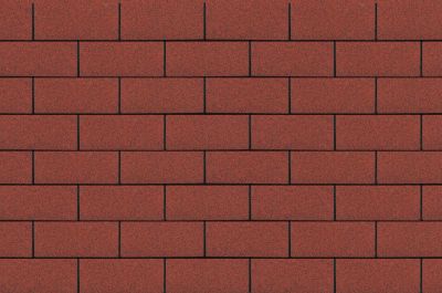 Gont bitumiczny prostokąt GUTTATEC (3 m²/op) - czerwony