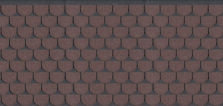 Gont bitumiczny karpiówka GUTTATEC (3 m²/op) - brązowy