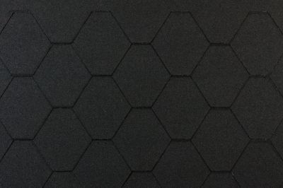 Gont bitumiczny sześciokąt GUTTATEC (3 m²/op) - czarny