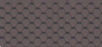 Gont bitumiczny sześciokąt GUTTATEC (3 m²/op) - brązowy