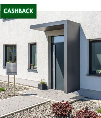 Gutta BS UP 250 x 90 x 14,5 cm z panelem bocznym - Antracyt RAL 7016 FS 