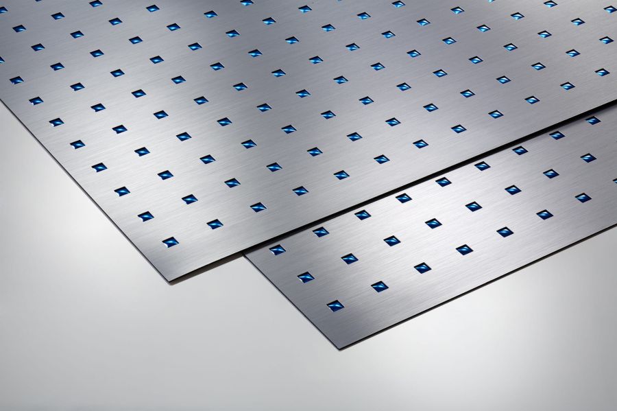 Płyta dekoracyjna - Kwadraty 3D 1000 x 650 mm (samoprzylepna)